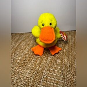 Ty The Original Beanie Baby Collection Vintage & Retired Quackers The Duck Plush